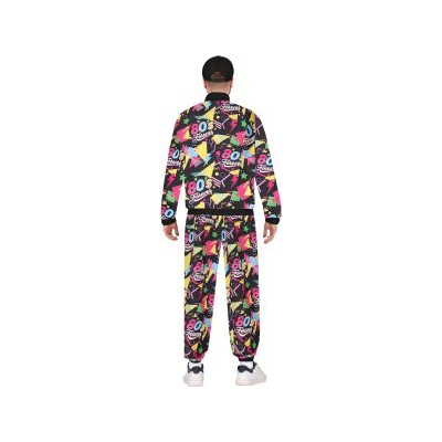 80s Mens Colourful Tracksuit