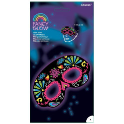 Spīdīga maska ar rotājumu