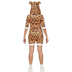 Sieviešu īss leoparda kostīms