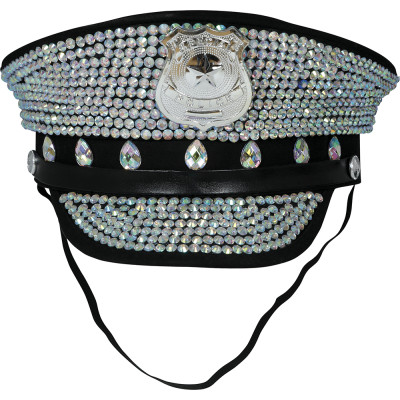 Policijas cepure ar dimantiem