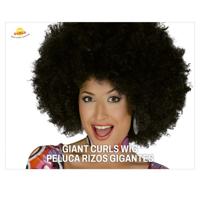 Melns afro stila parūka sievietēm