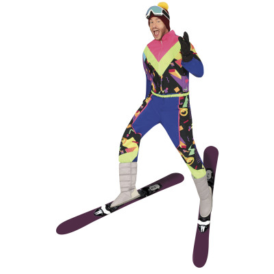 Men's 80s Skier Costume