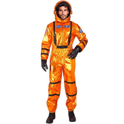 Oranžs astronauta kostīms vīriešiem