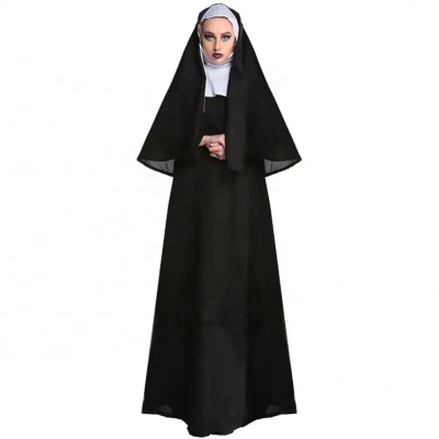 Nun Costume for Women – Classic Nun Robe Outfit