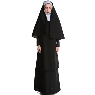 Nun Costume for Women – Classic Nun Robe Outfit