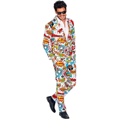 Rock the Retro Look: Vibrant 60's Pop Art Style Costume for Men