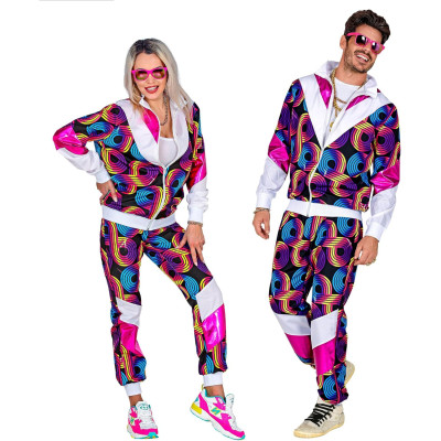 Rock the Retro Vibe: 80's Disco Tracksuit for Adults