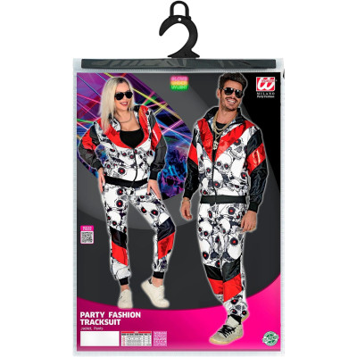 Drosmīgs un Asprātīgs: Melns un Sarkans Kaukādu Raksta Treniņtērps Pieaugušajiem