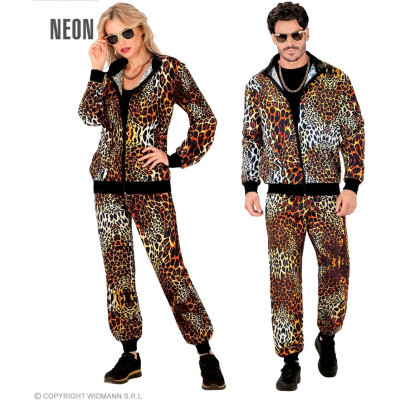 Unleash Your Wild Side: Stylish Leopard Print Tracksuit for Adults