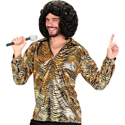 Groove into the 70's: Men's Disco Fever Shirt