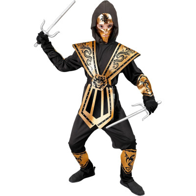 Ultimate Gold Ninja Warrior tērps zēniem