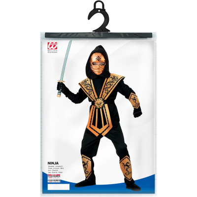 Ultimate Gold Ninja Warrior tērps zēniem