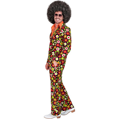 Groovy 60's Floral Suit: A Bold Fashion Statement for Men