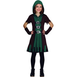 Green Archer Dress for Girls