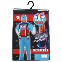 Kapteina Vodka Smieklīgais Muskuļu Supervaroņa Kostīms Vīriešiem