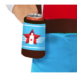 Captain Vodka Funny Muscle Superhero Costume for Men
