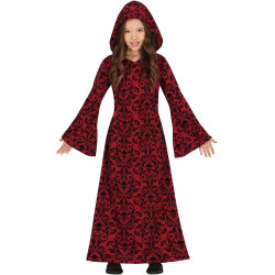 Red Hooded Witch Dress for Girls