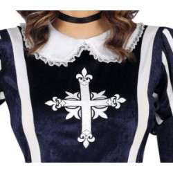 Zila Muskešu Kostīms Sievietēm