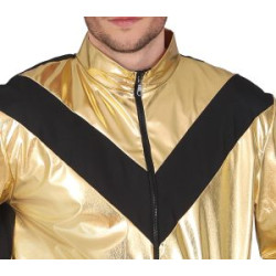Metallic Gold Tracksuit Mens 80s Style