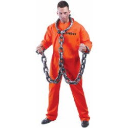 Inmate orange suit for men