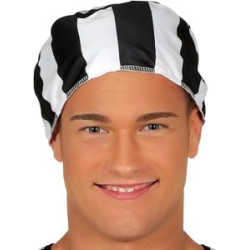 Prisoner Mens Costume - Black & White