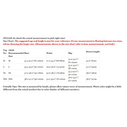 Black carnival dress for women