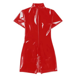 Short Red Pants Suit for Women