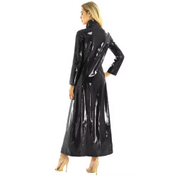 Long black coat for women