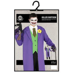 Assassin-jester costume for men