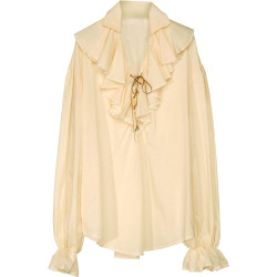 Atveriet savu iekšējo kardio dejotāju: Stilīgi smilškrāsas pirātu krekli vīriešiem