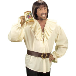 Atveriet savu iekšējo kardio dejotāju: Stilīgi smilškrāsas pirātu krekli vīriešiem