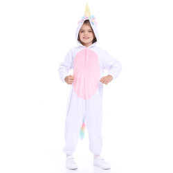 Unicorn Costume for Kids – Hooded Carnival Jumpsuit