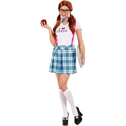 Chic College Girl Costume for Women: Embrace Your Inner Nerd!