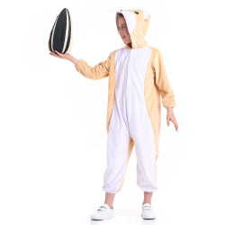 Squirrel Costume for Kids – Hooded Jumpsuit