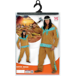 Authentic Native American Warrior Costume for Men