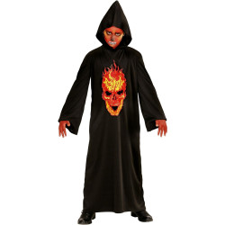 Fiery Skeleton Devil Costume for Kids: Unleash the Ultimate Halloween Look!