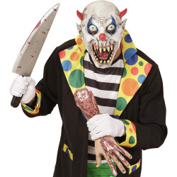 Terrifying Devil Clown Mask for Kids: Unleash the Spooky Fun!