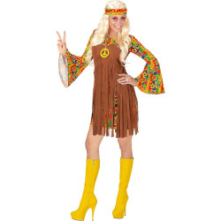 Groovy Hippie Chic: Embrace the 60s Vibe with This Funky Costume!