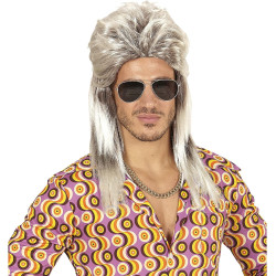 Izveidojiet retro stilu ar mūsu gaišmataino "Vokuhila" parūku!