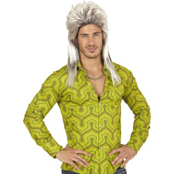 Izveidojiet retro stilu ar mūsu gaišmataino "Vokuhila" parūku!