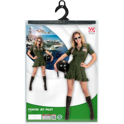 Empowering Women's Fighter Jet Pilot Costume