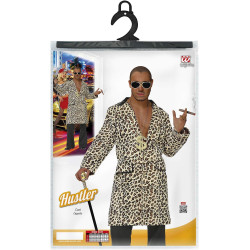 Ultimate Swindler Style: Bold Leopard Print Coat for Men