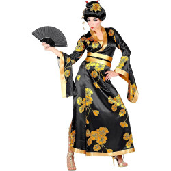 Elegant Geisha-Inspired Costume for Women