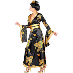 Elegant Geisha-Inspired Costume for Women