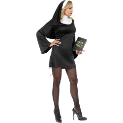 Chic and Playful Nun Costume for Women: Perfect for Your Next Costume Party!
