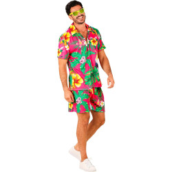 Vibrant Hawaiian Vibes: Ultimate Men's Tropical Costume