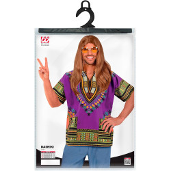 Dzīvotspējīgs violeta Dashiki tērps vīriešiem - Izcelies ar stilu!