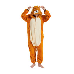 Rough Style: Charming Lion Plush Costumes for Kids and Adults