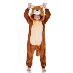 Rough Style: Charming Lion Plush Costumes for Kids and Adults