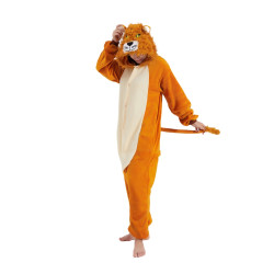 Rough Style: Charming Lion Plush Costumes for Kids and Adults